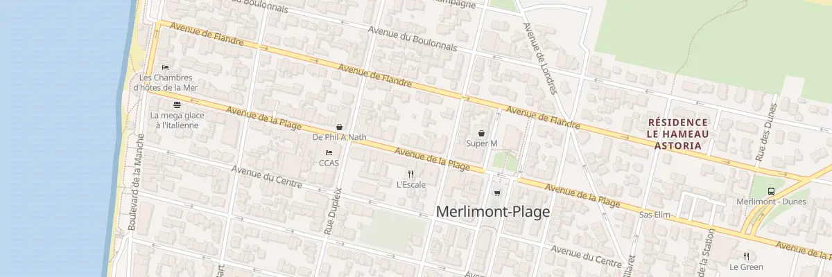 Plan du 67 Av de la Plage à Merlimont