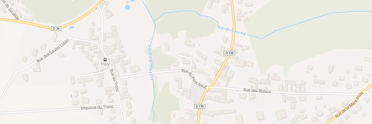 Plan du 2 Rue du Pont Neuf à Nogent-le-Phaye