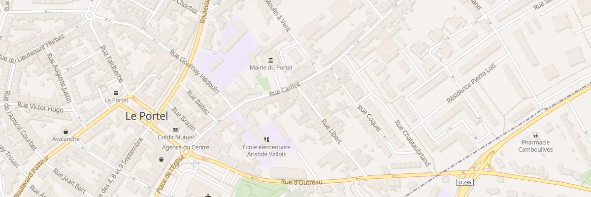 Plan du 62 Rue Carnot au Portel