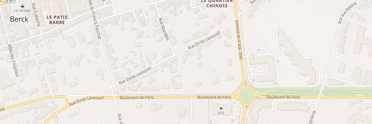 Plan du 61 Rue Emile Lavezzari à Berck