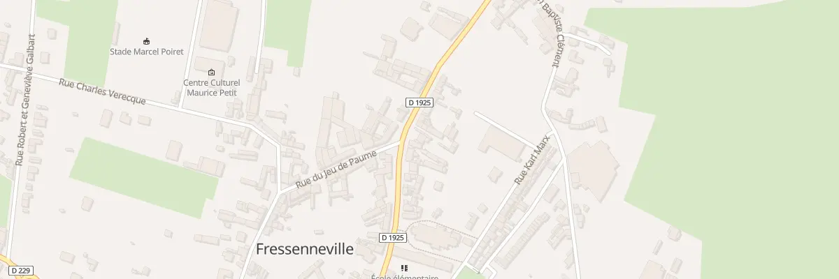 Plan du 22B Rue Roger Salengro à Fressenneville