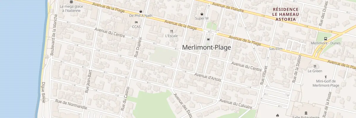 Plan du 13 Rue Duquesnes à Merlimont