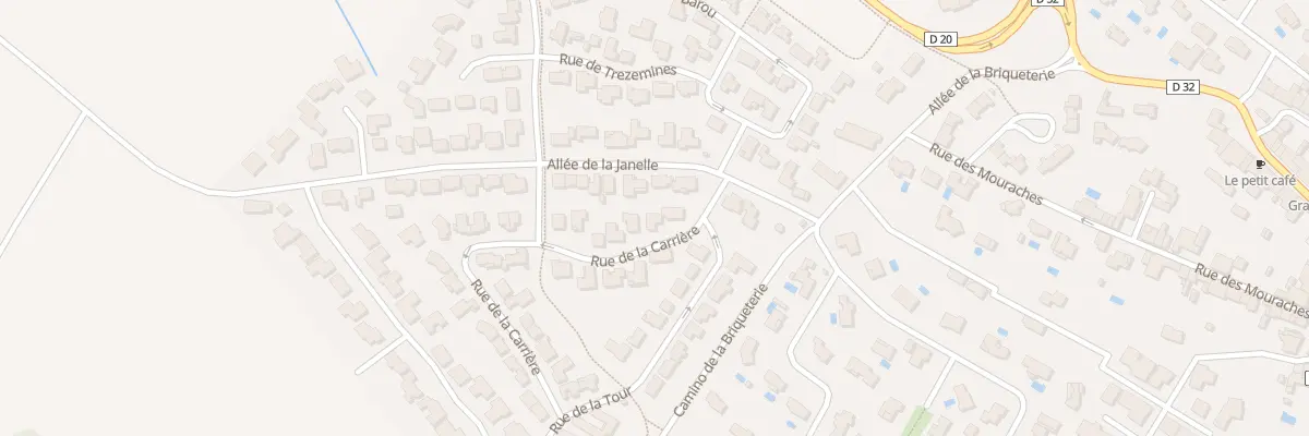 Plan du 4 Rue de la Carrière à Gragnague