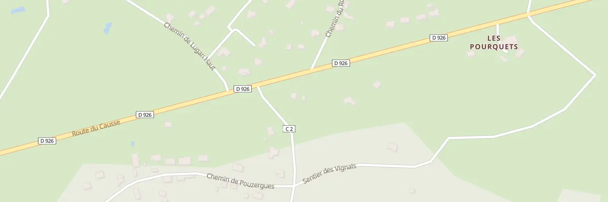 Plan du 2220 Rte du Causse à Monteils