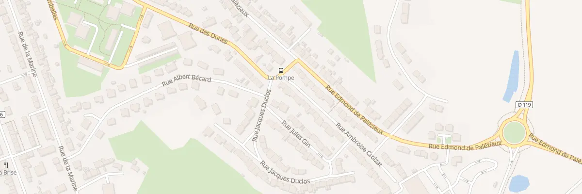 Plan du 6 Rue Ambroise Croizat à Équihen-Plage