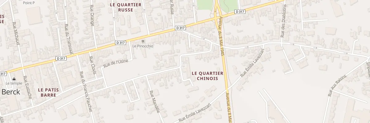 Plan du 70 Rue Jeanne d’Arc à Berck