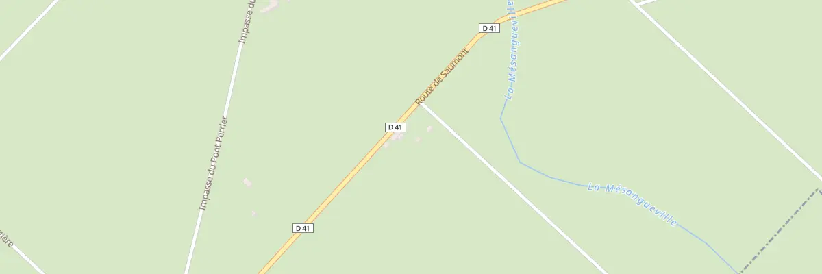 Plan du 600 Rte de Saumont La Poterie à Mésangueville