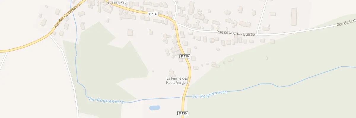 Plan du 6 Rue de Guégné à Nogent-le-Phaye