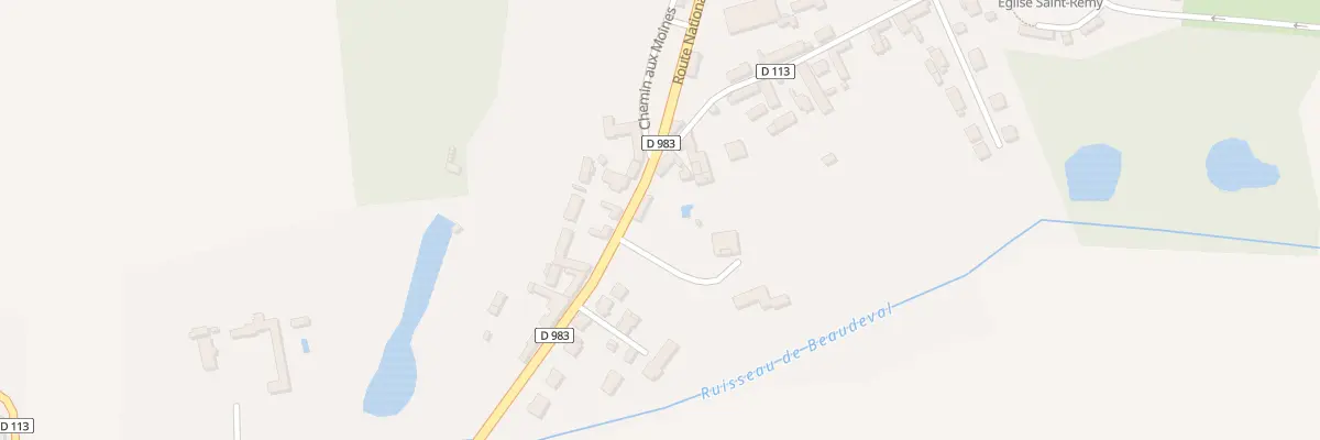 Plan du 124 Rte Nationale à Faverolles