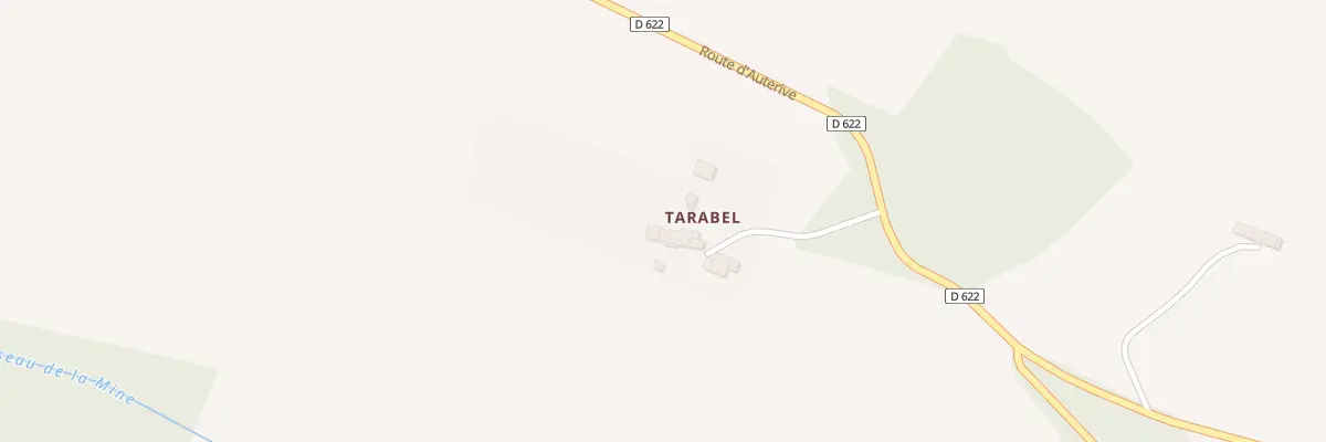 Plan du 88 Tarabel à Aignes