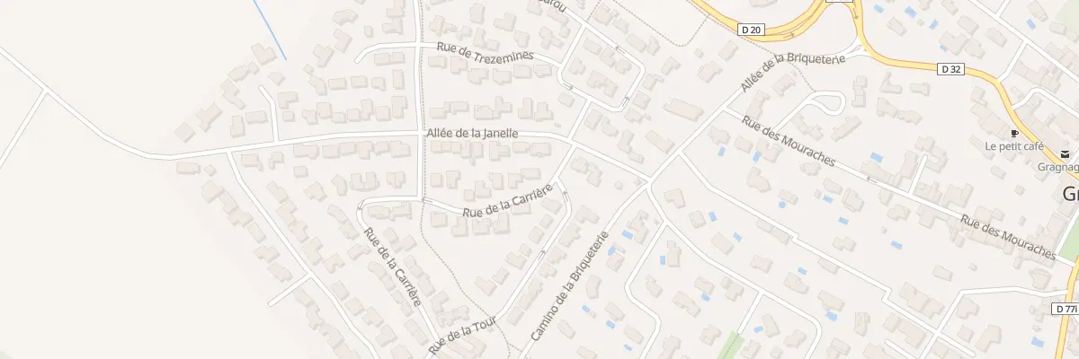 Plan du 2 Rue de la Carrière à Gragnague