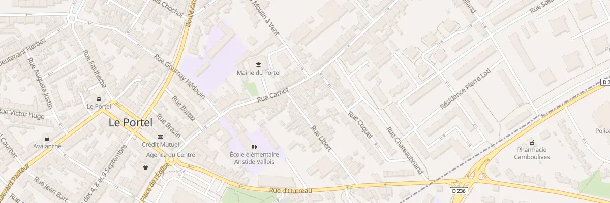Plan du 68B Rue Carnot au Portel