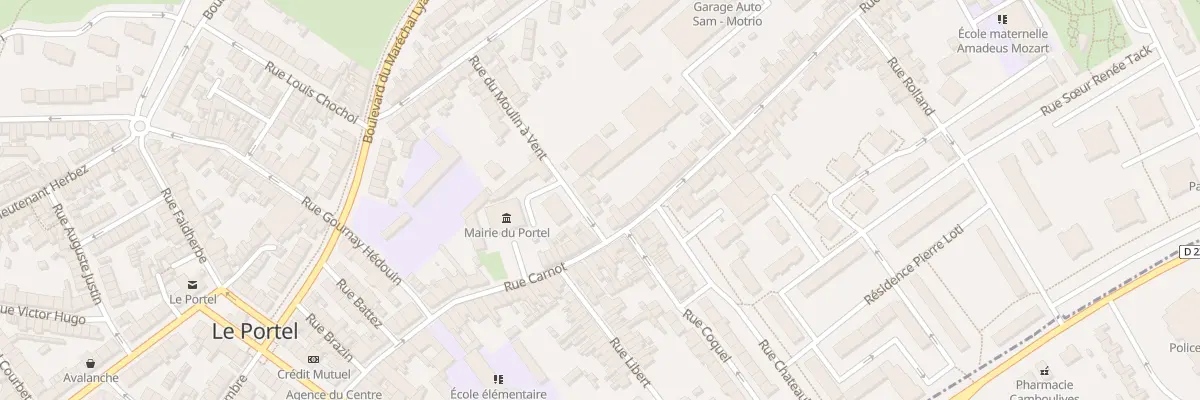 Plan du 21 Rue du Moulin a Vent au Portel