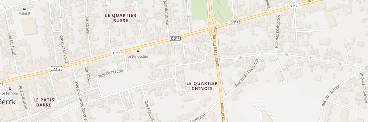Plan du 17 Rue Jeanne d’Arc à Berck