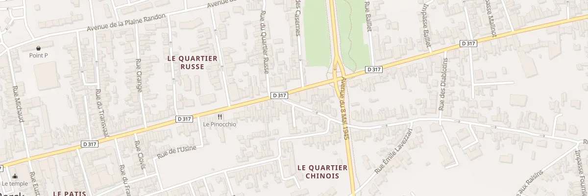 Plan du 226 Rue de l’Impératrice à Berck