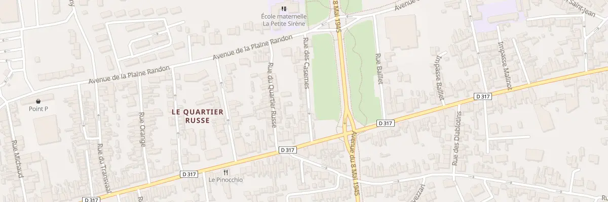 Plan du 9 Rue des Casernes à Berck