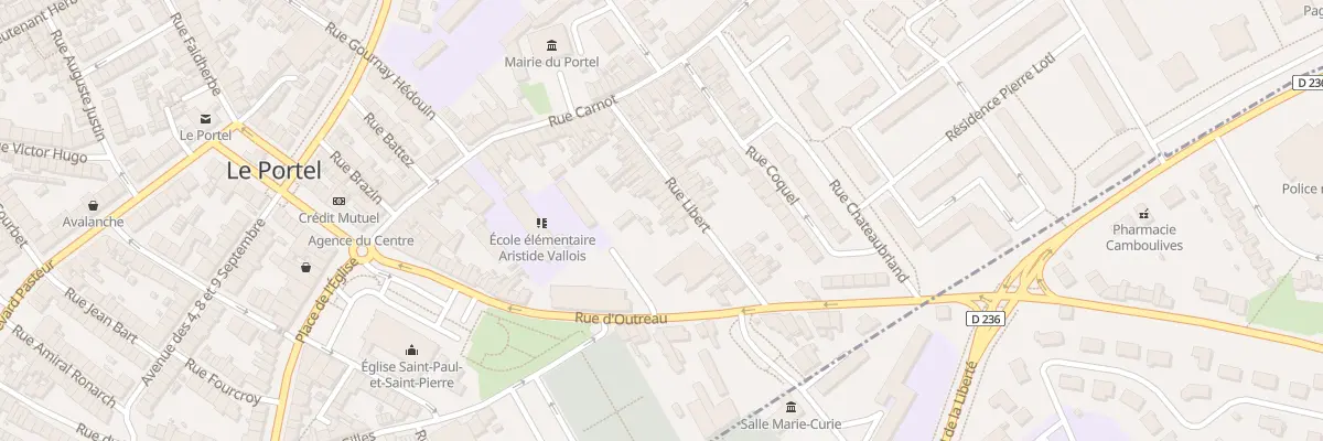 Plan du 26 Rue Libert au Portel
