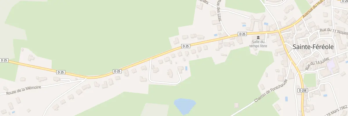 Plan du 36 Av De La Besse à Sainte-Féréole
