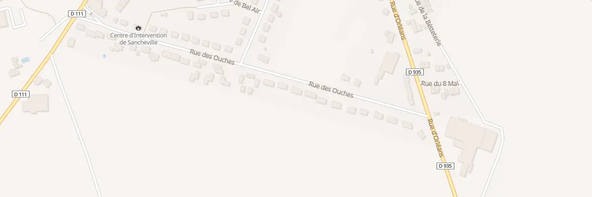 Plan du 54 Rue des Ouches à Sancheville