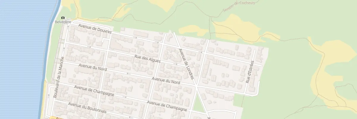 Plan du 57 Rue des Algues à Merlimont