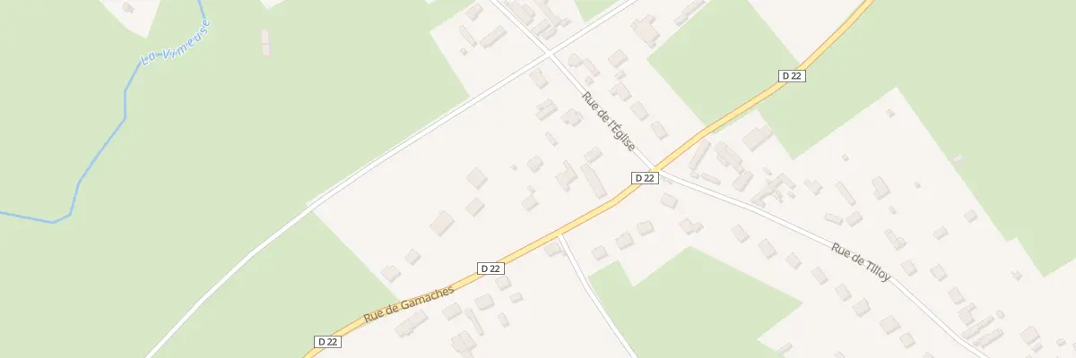 Plan du 8 Rue de Gamaches à Tilloy-Floriville