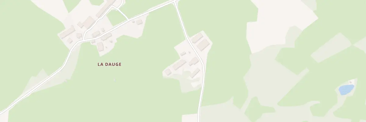 Plan du 1 La Dauge à Lafat