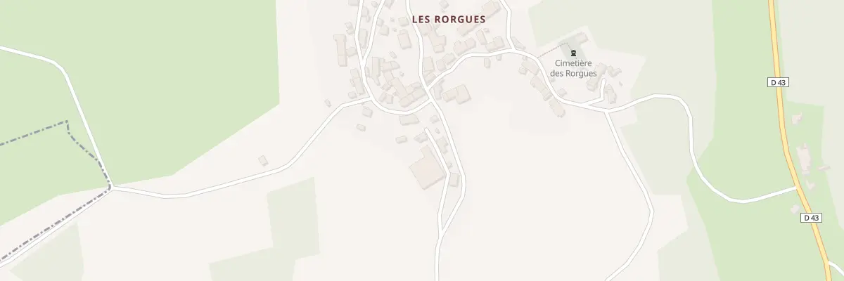 Plan du 26 Les Rorgues à Marsac