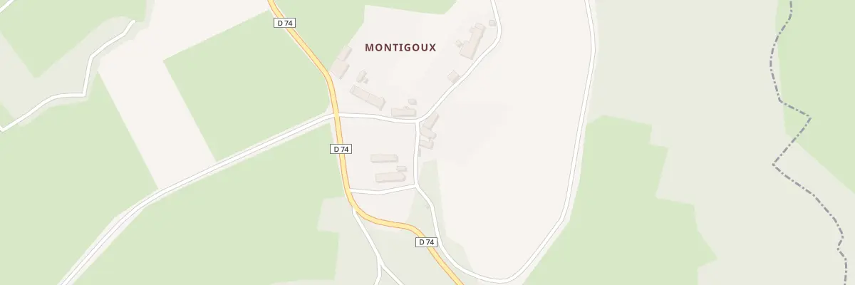 Plan du 5263 Montigoux à Fursac