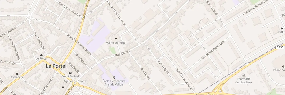 Plan du 76 Rue Carnot au Portel