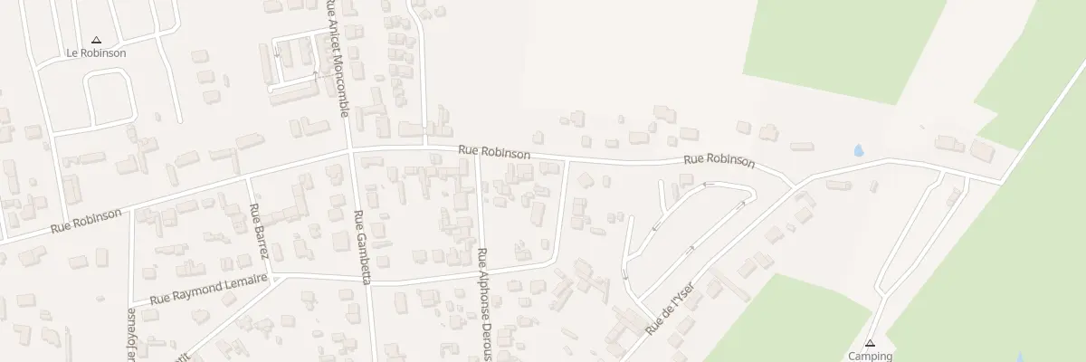 Plan du 596 Rue Robinson à Fort-Mahon-Plage