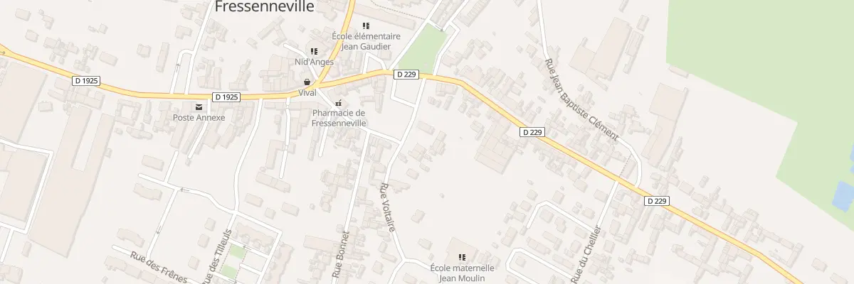 Plan du 3 Pl de la République à Fressenneville