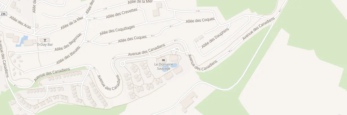 Plan de Av des Canadiens à Équihen-Plage