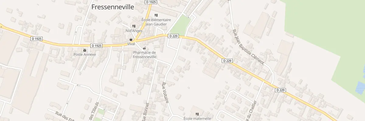 Plan du 1 Pl de la République à Fressenneville