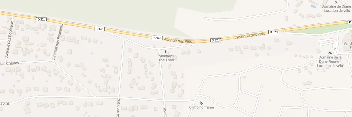Plan du 43 Av des Pins à Quend