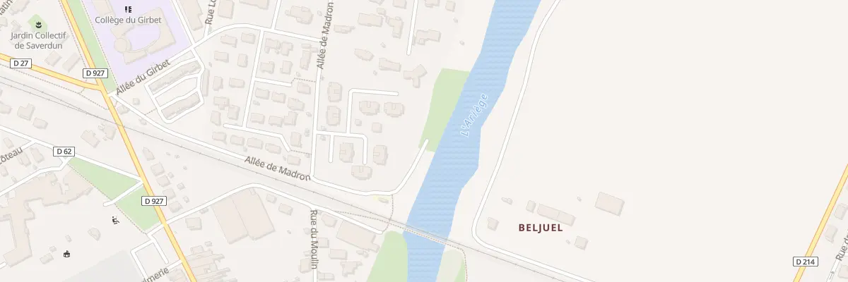 Plan du 5032 Res Sporting Les Rives à Saverdun
