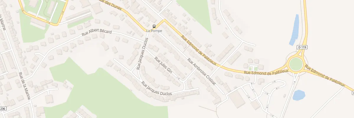 Plan du 18 Rue Ambroise Croizat à Équihen-Plage