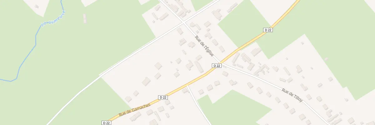 Plan du 6 Rue de Gamaches à Tilloy-Floriville