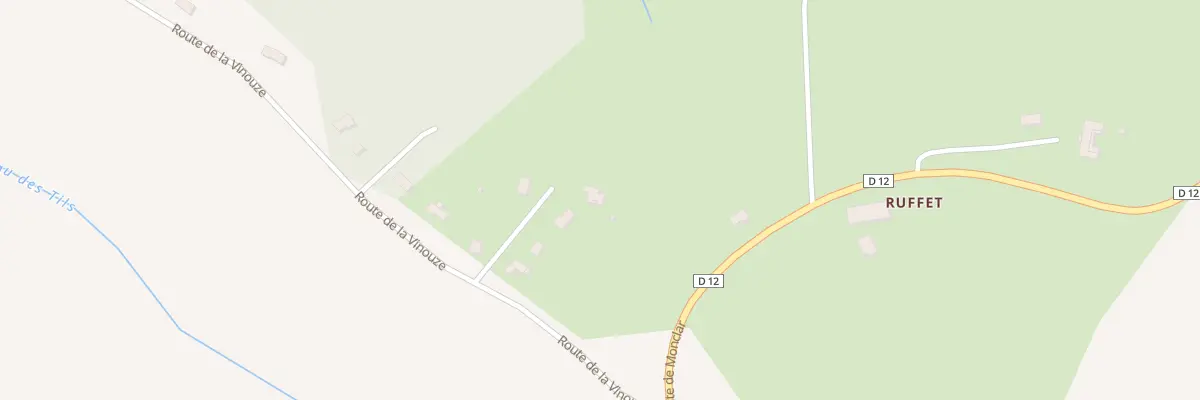 Plan du 187 Rte de la Vinouze à Montdurausse
