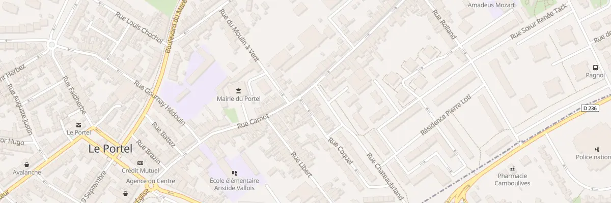 Plan du 82 Rue Carnot au Portel