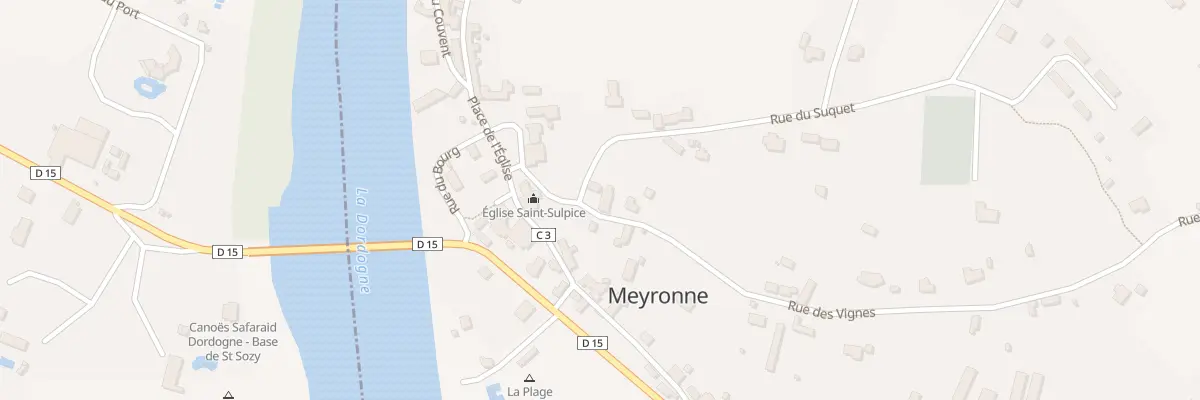 Plan du 3 Rue des Vignes à Meyronne