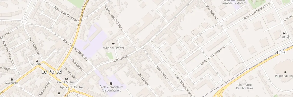 Plan du 84 Rue Carnot au Portel
