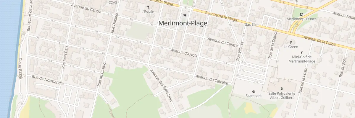 Plan du 86 Av d’Artois à Merlimont