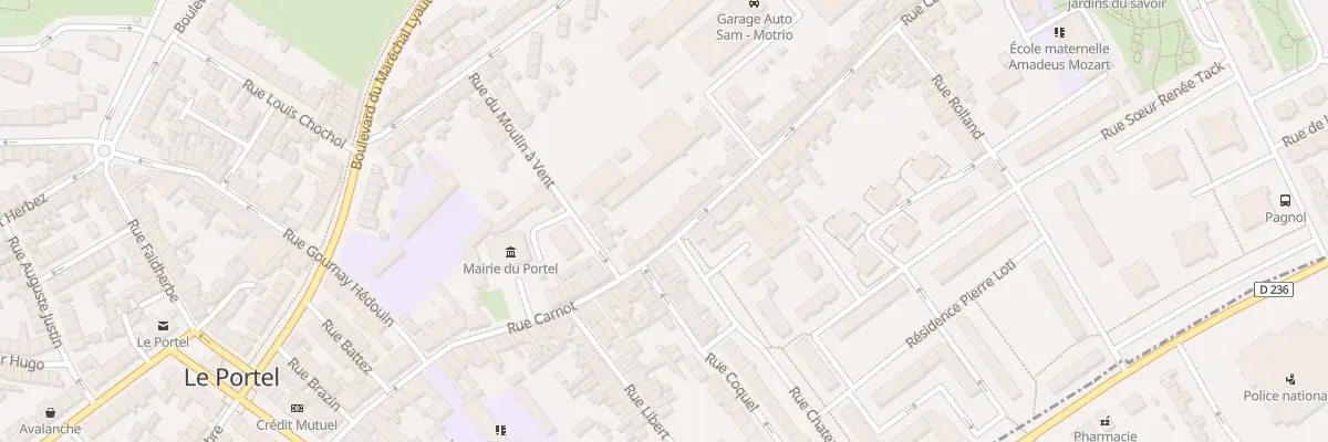 Plan du 85 Rue Carnot au Portel
