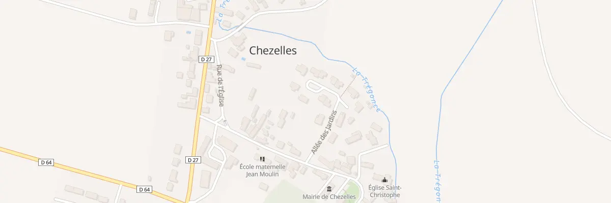 Plan du 11 All des Jardins à Chezelles