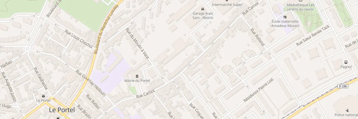 Plan du 91 Rue Carnot au Portel