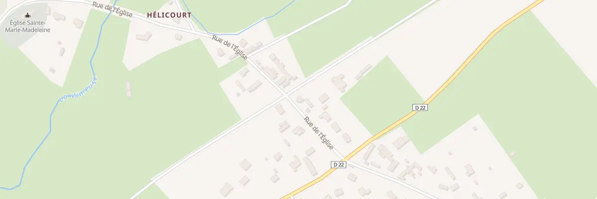 Plan du 12 Rue de l’Eglise à Tilloy-Floriville