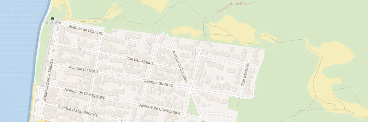 Plan du 58 Av de Londres à Merlimont