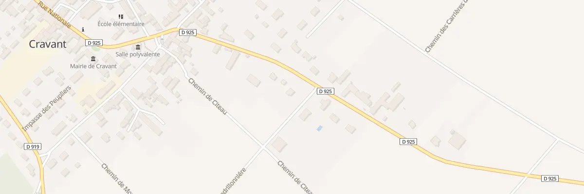 Plan du 66 Rue Nationale à Cravant