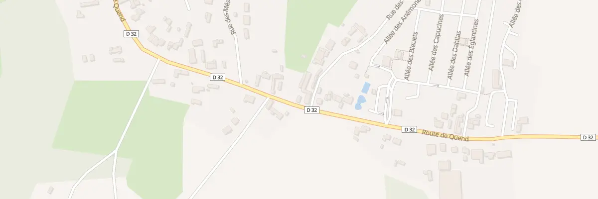 Plan du 1139 Rue de Quend à Fort-Mahon-Plage