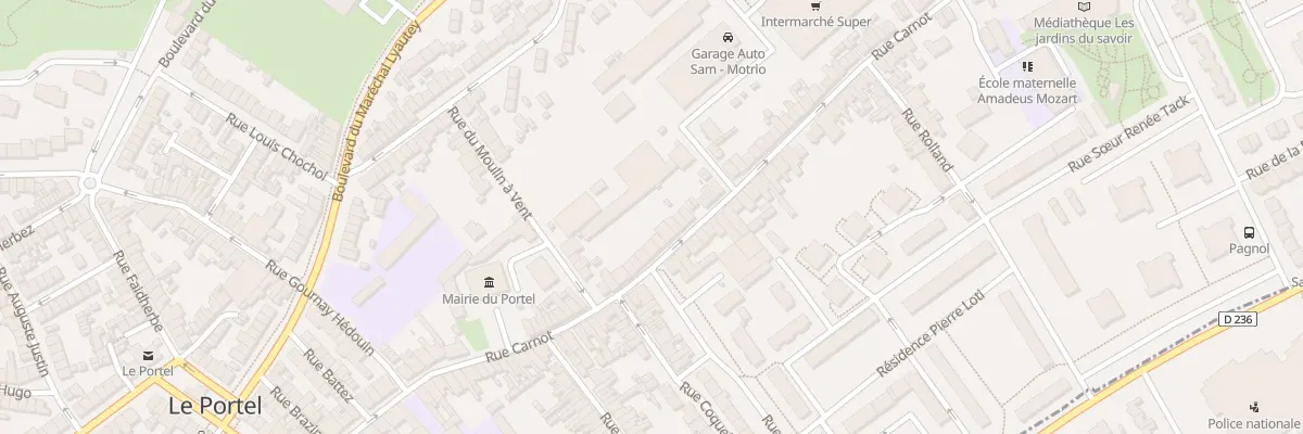 Plan du 93 Rue Carnot au Portel